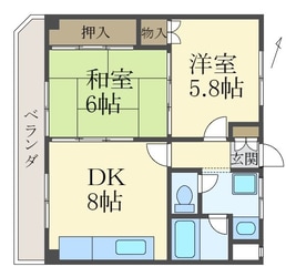 リベラルパレス堀止の物件間取画像